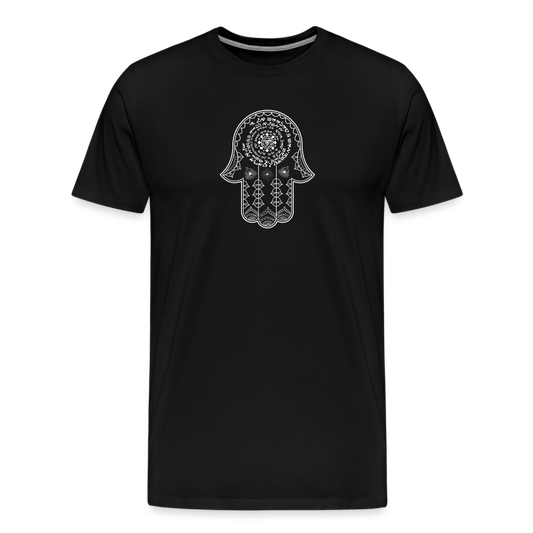 Hamsa Spell Mens T-Shirt - black