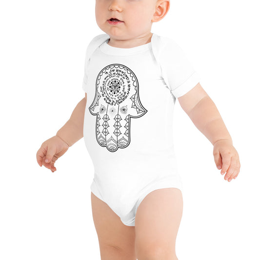 Hamsa short sleeve one piece