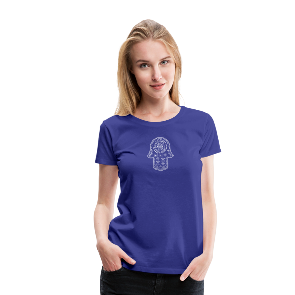 Hamsa Spell Womens T-Shirt - royal blue